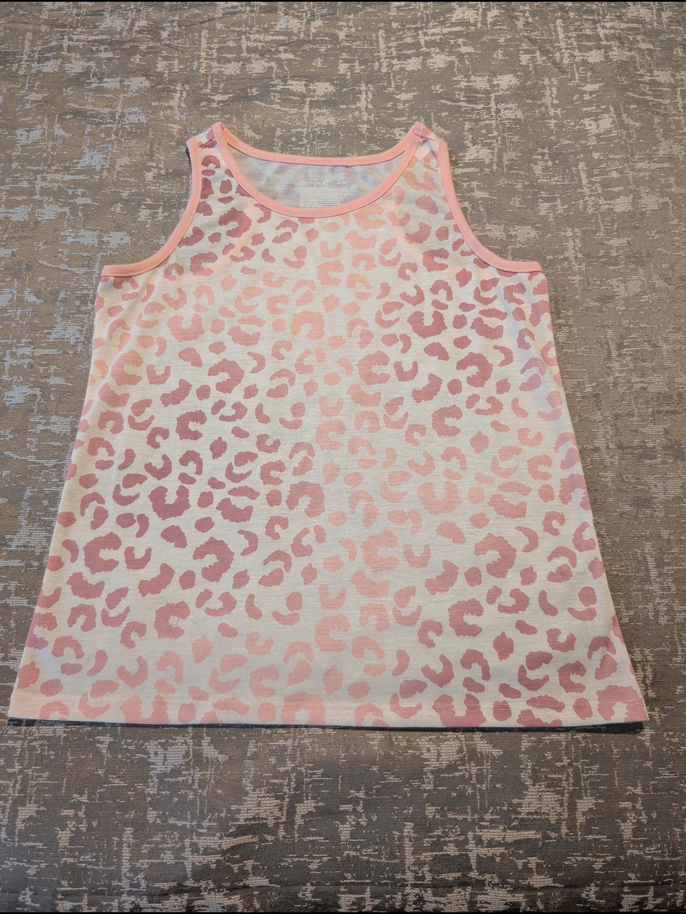 Cat & Jack Pink Leopard Print Tank Top for Girls